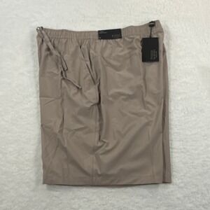 CSG Active 9" Everyday Woven Shorts Mens Large Beige Stretch Athletic Gym NWT